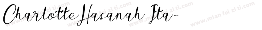 CharlotteHasanah Ita字体转换